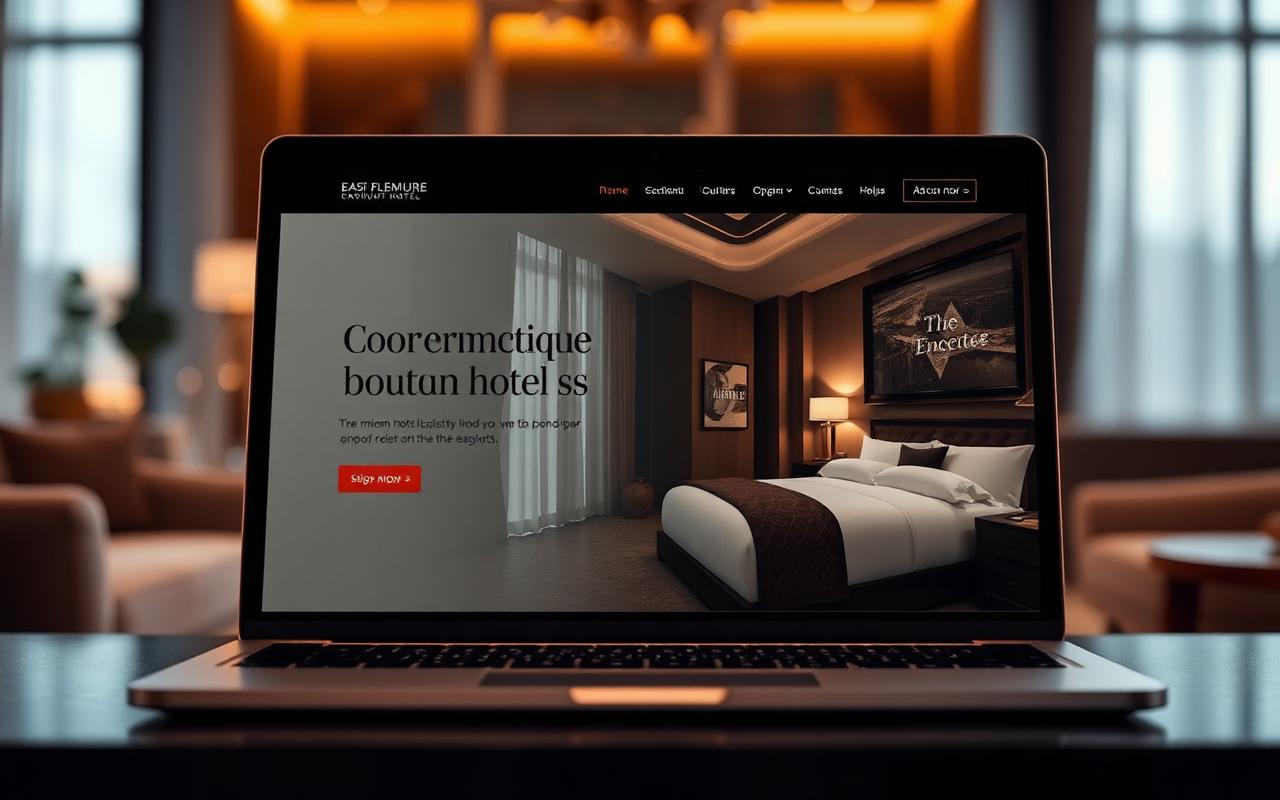 Maison Lumière luxury hotel website